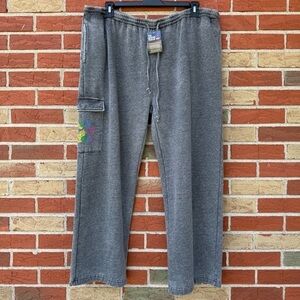 The Animal Rescue Site NWT Zebra Rainbow Cat Dog Paw Burnout Cargo Pocket Pants